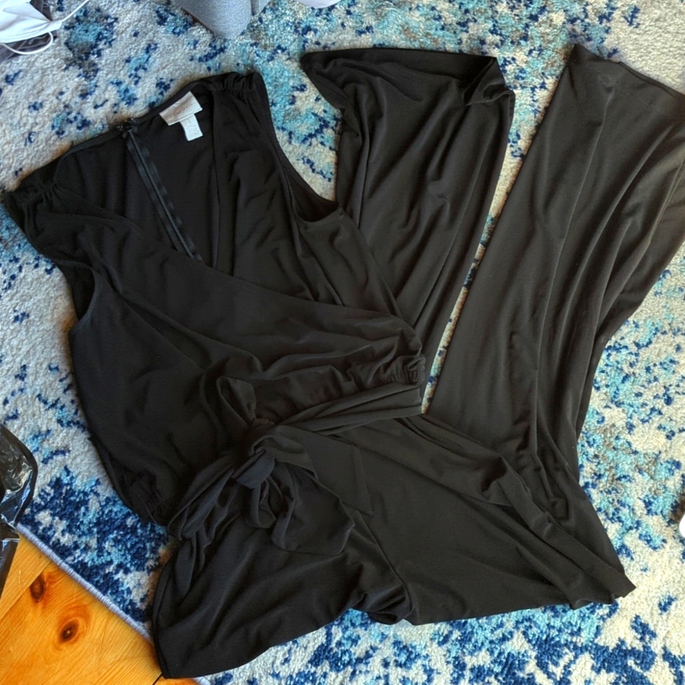 Chico's Jumpsuit with Belt and Cinched Waist